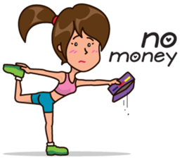 Healthy Sporty Girl sticker #10286650