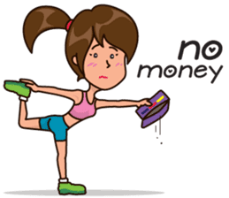 Healthy Sporty Girl sticker #10286650