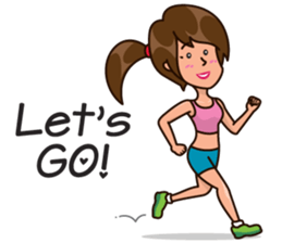 Healthy Sporty Girl sticker #10286654