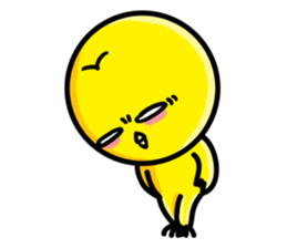 cute chicken angry chicken sticker #10286656