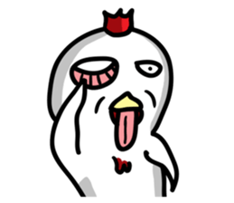 cute chicken angry chicken sticker #10286659