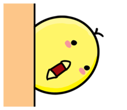 cute chicken angry chicken sticker #10286660
