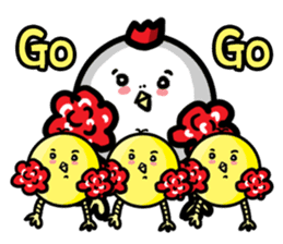 cute chicken angry chicken sticker #10286663