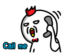 cute chicken angry chicken sticker #10286674