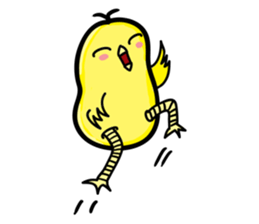 cute chicken angry chicken sticker #10286682