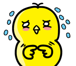cute chicken angry chicken sticker #10286683