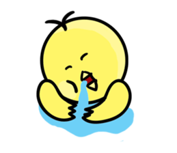 cute chicken angry chicken sticker #10286685