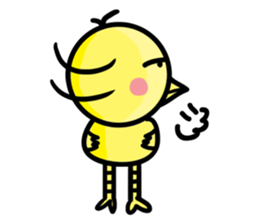 cute chicken angry chicken sticker #10286692