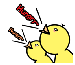 cute chicken angry chicken sticker #10286693