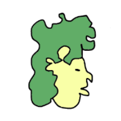 Sideways face peoples