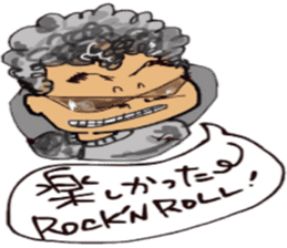 Rock'n RoLL kun sticker #10288433