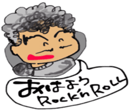 Rock'n RoLL kun sticker #10288438