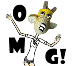 Dui-Ah Giraffe sticker #10288474