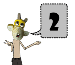 Dui-Ah Giraffe sticker #10288485