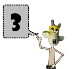 Dui-Ah Giraffe sticker #10288486