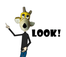 Dui-Ah Giraffe sticker #10288494