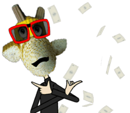 Dui-Ah Giraffe sticker #10288496