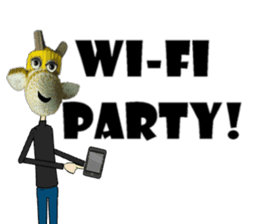 Dui-Ah Giraffe sticker #10288499