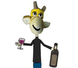 Dui-Ah Giraffe sticker #10288506