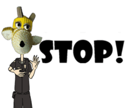 Dui-Ah Giraffe sticker #10288509