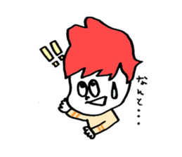 colorful girl's sticker #10288534