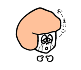 colorful girl's sticker #10288545