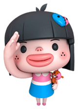 Som-O wait for love 3D sticker #10288833