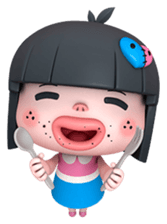 Som-O wait for love 3D sticker #10288850