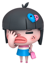 Som-O wait for love 3D sticker #10288869