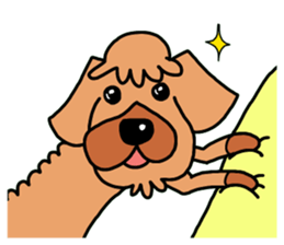 The name of Pet dog is barley sticker #10288918