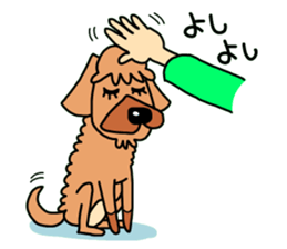 The name of Pet dog is barley sticker #10288935