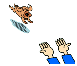 The name of Pet dog is barley sticker #10288938