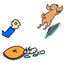 The name of Pet dog is barley sticker #10288939