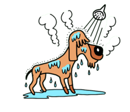 The name of Pet dog is barley sticker #10288945