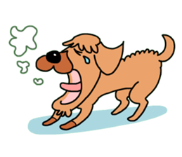 The name of Pet dog is barley sticker #10288946