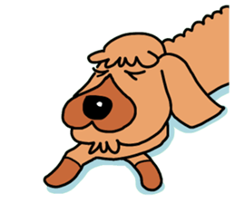 The name of Pet dog is barley sticker #10288947