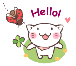Sticker of spring cat 2 sticker #10289314