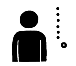 Pictogram-man sticker #10289563