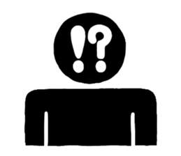 Pictogram-man sticker #10289575