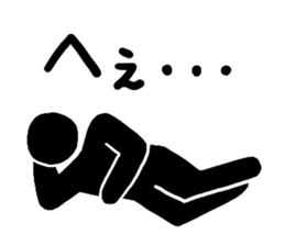 Pictogram-man sticker #10289577