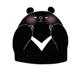 Chubby Formosan Black Bear sticker #10289754