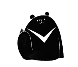 Chubby Formosan Black Bear sticker #10289755