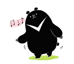 Chubby Formosan Black Bear sticker #10289758