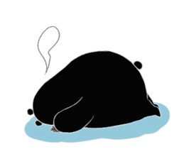 Chubby Formosan Black Bear sticker #10289759