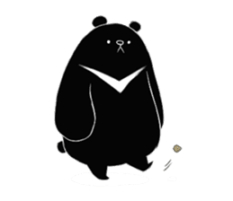 Chubby Formosan Black Bear sticker #10289760