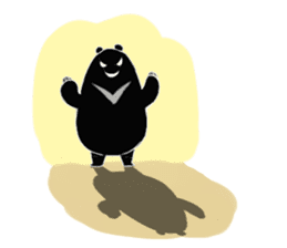 Chubby Formosan Black Bear sticker #10289764
