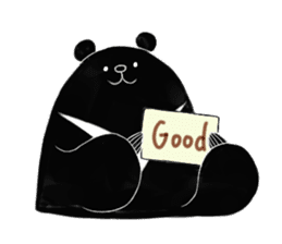 Chubby Formosan Black Bear sticker #10289765