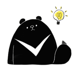 Chubby Formosan Black Bear sticker #10289769