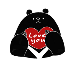 Chubby Formosan Black Bear sticker #10289771