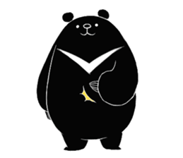 Chubby Formosan Black Bear sticker #10289772